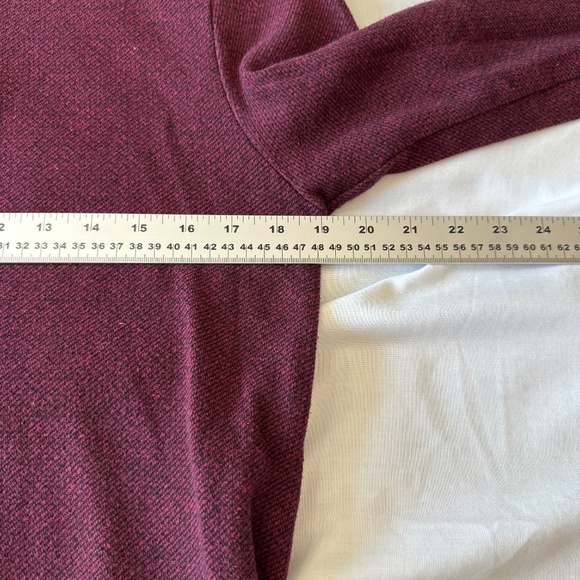 Robert Graham Men's 1/4 Zip Long Sleeve Pullover Sweater Maroon/Black Medium - Picture 10 of 15